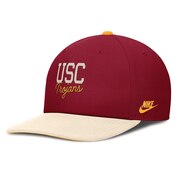 USC Trojans Cardinal and Natural Futura Legacy Pro Flatbrim Snapback Hat